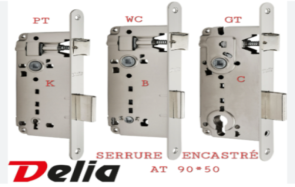 Serrure enc at 50*90 WC ANBO DELIA